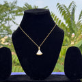 The "Serene Fan" Anti-Tarnish Necklace