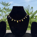 Aura Gold Dangle Necklace