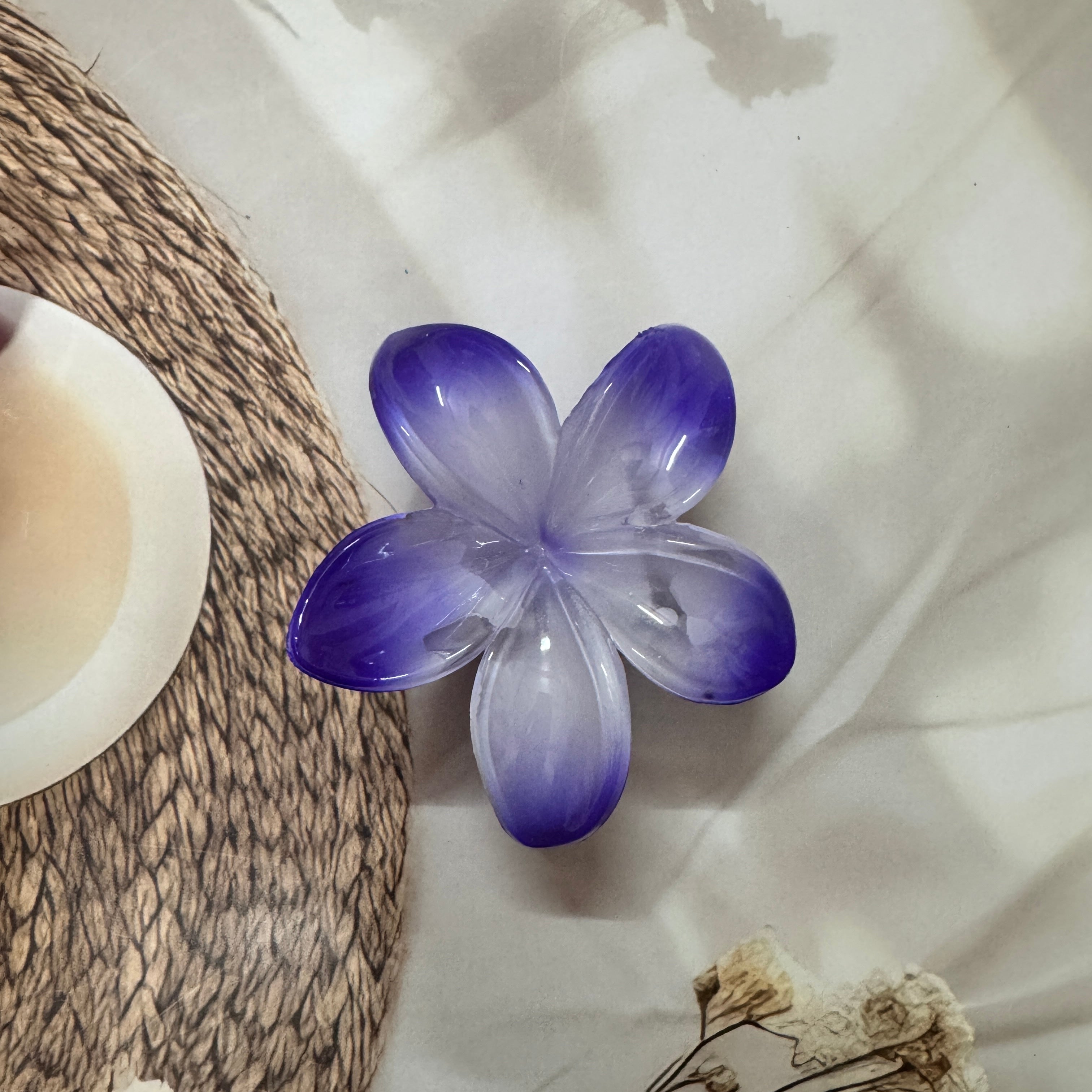 Cherry Blossom Flower Hair Claw Clip | Korean Floral Acrylic Hair Accessory