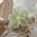 Bloom Opal Flower Hair Claw Clip
