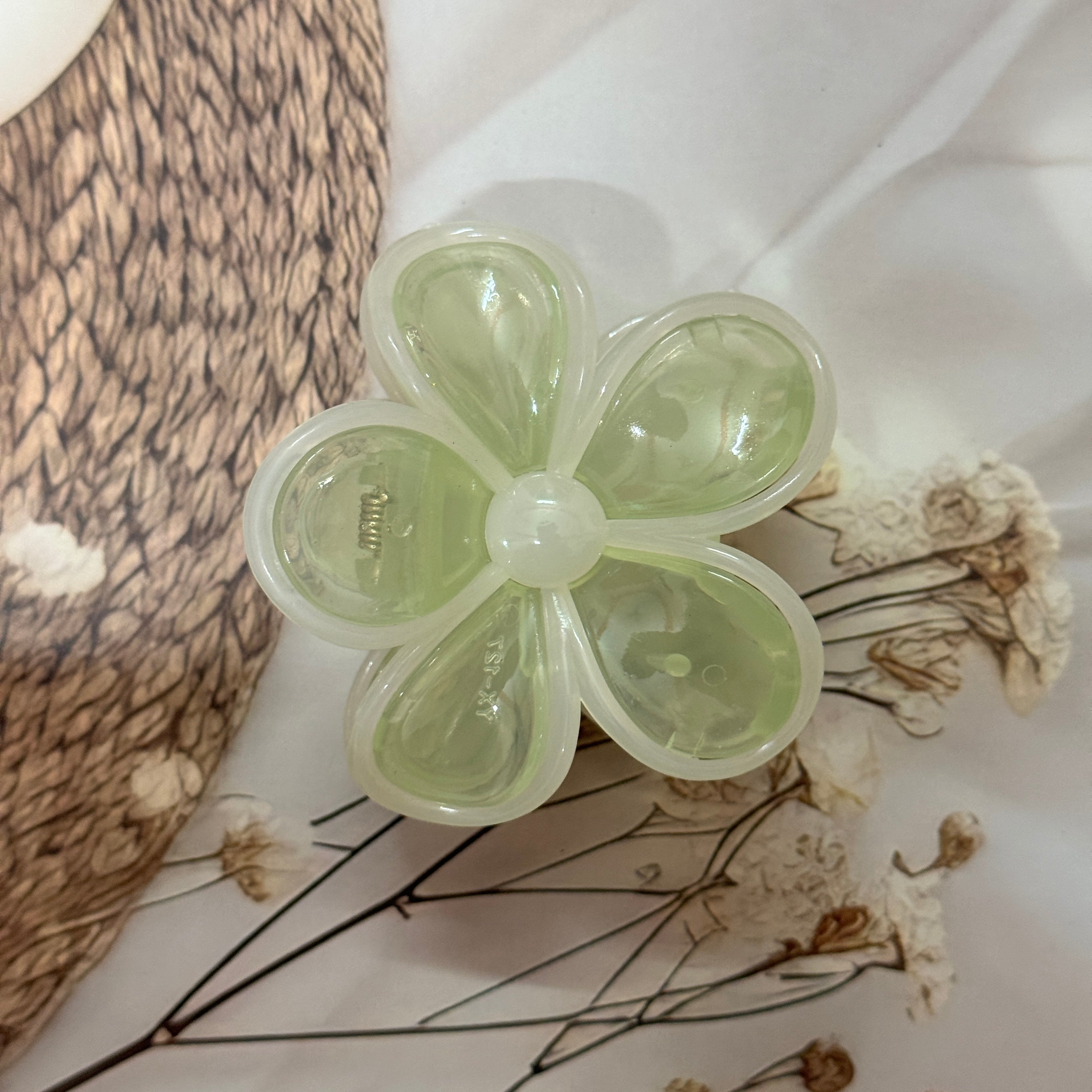 Bloom Opal Flower Hair Claw Clip