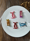 Coral Curve Hair Claw Clip | Korean Minimalist Hair Accessory