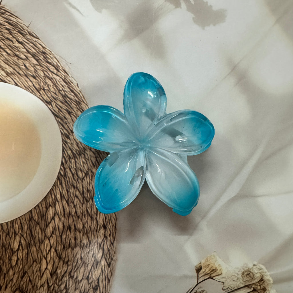 Cherry Blossom Flower Hair Claw Clip | Korean Floral Acrylic Hair Accessory