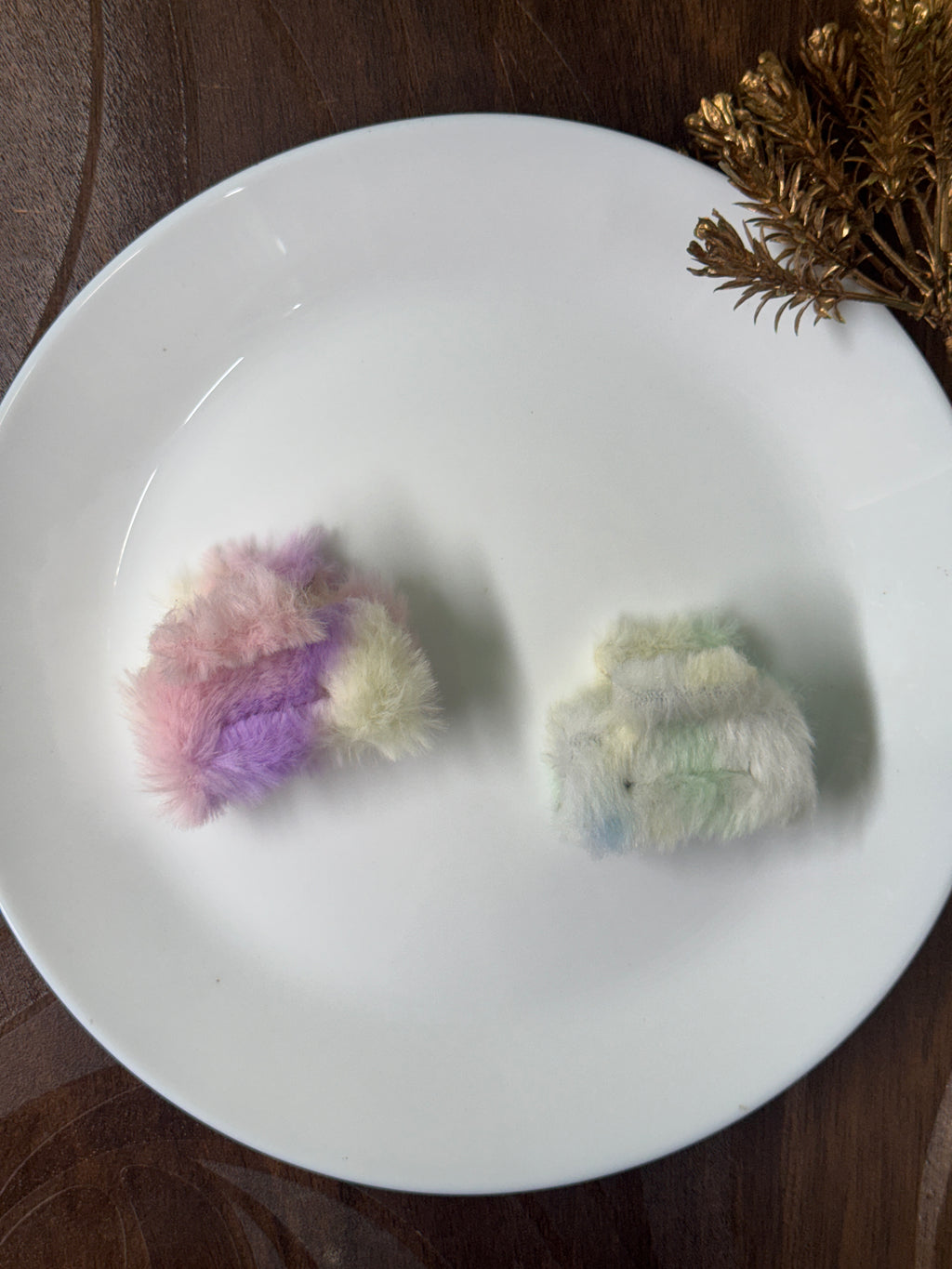 Cloud Puff Faux Fur Hair Claw Clip (dispatch based on color availability)