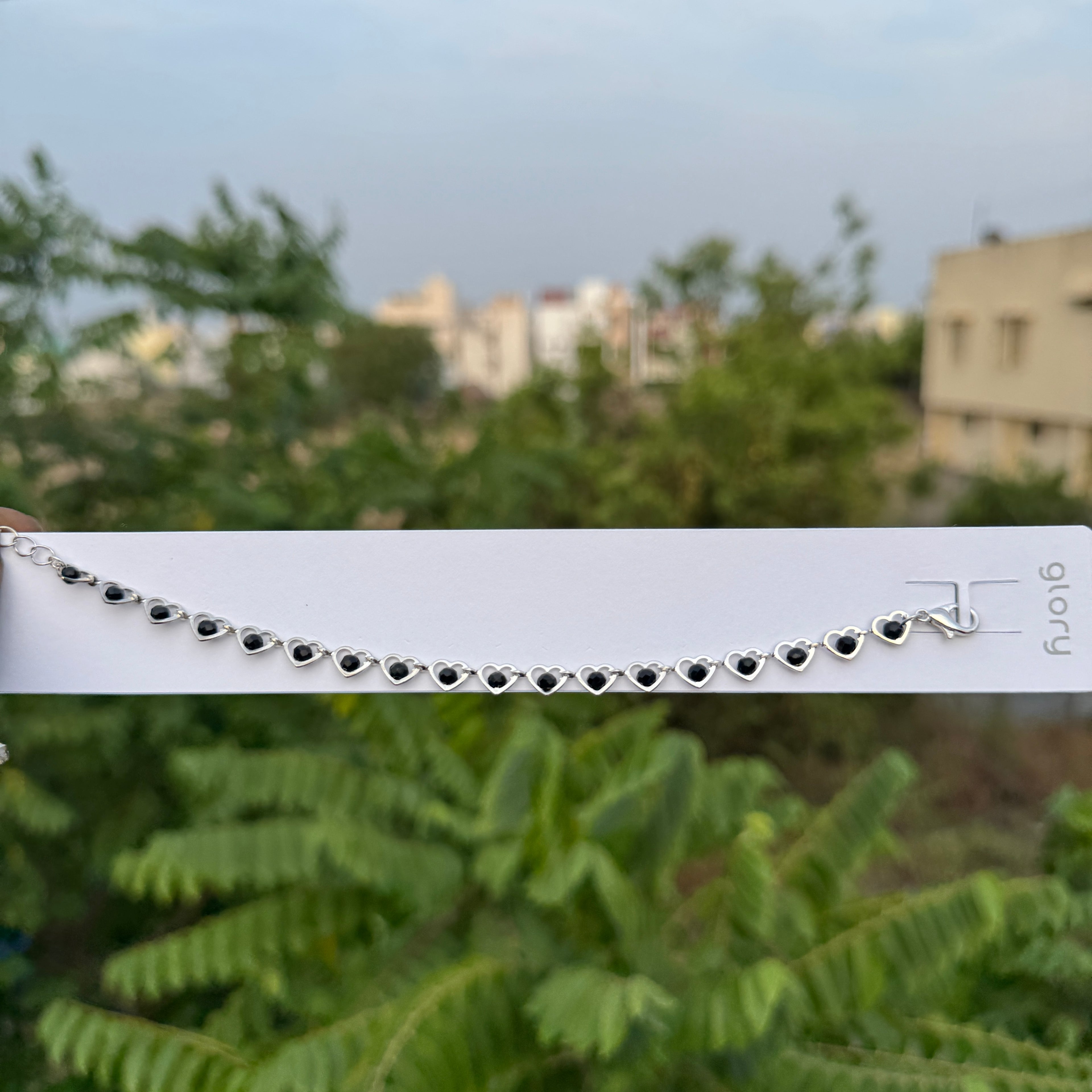 The Midnight Heart Link Bracelet