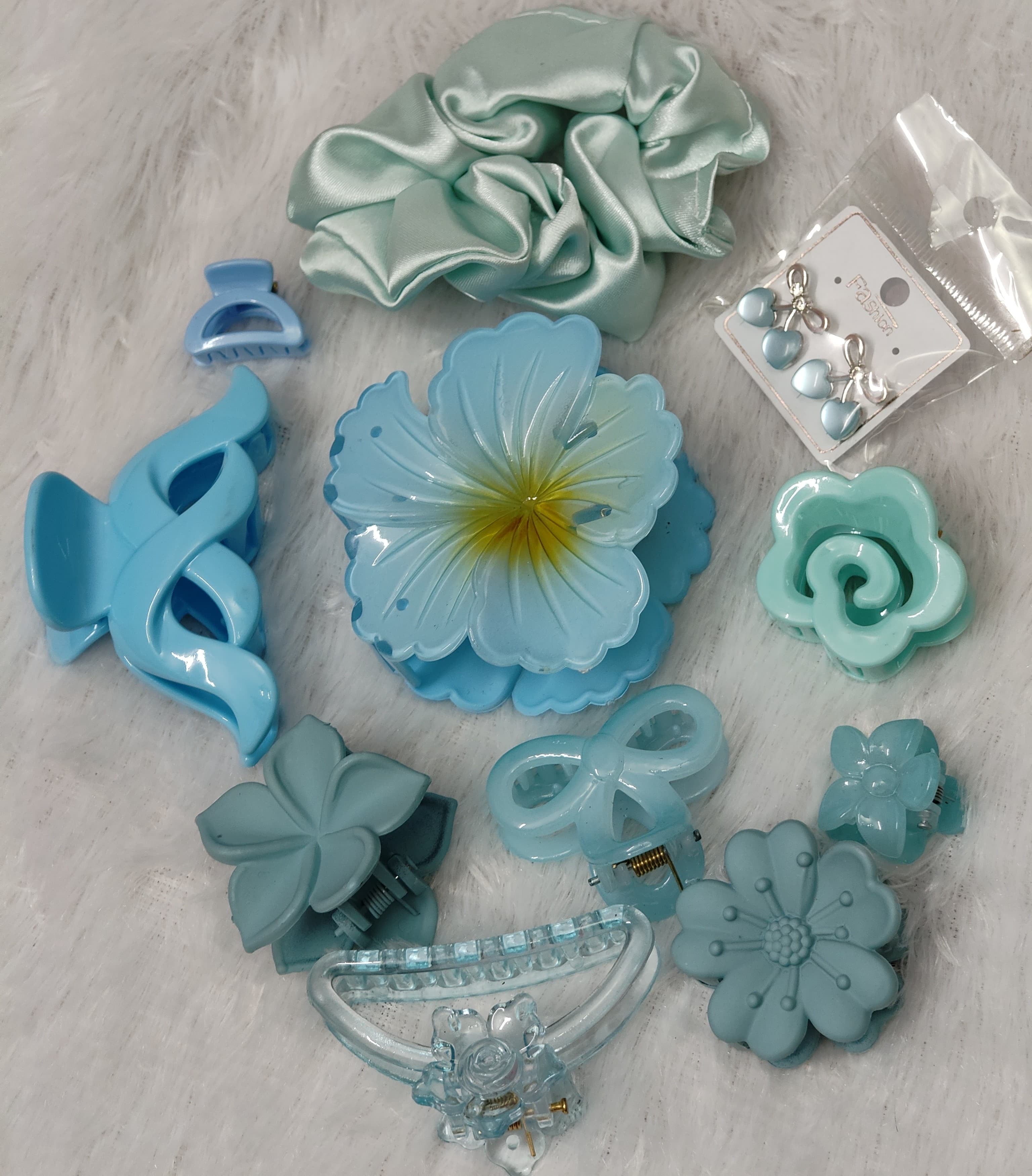Ocean Breeze Hair Accessories Combo | Premium combo Set for Women & Girls