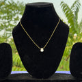 The Solitaire Teardrop Necklace