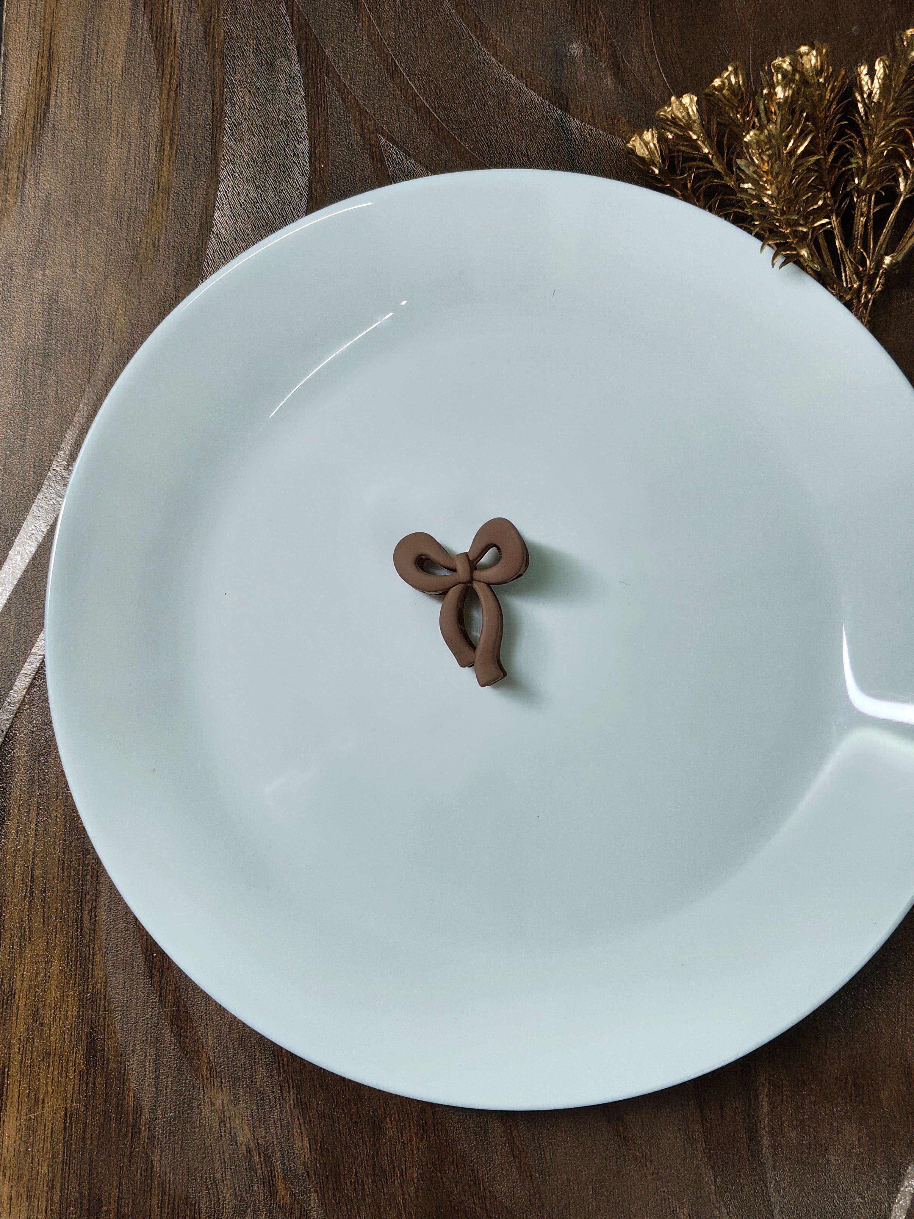 Mini Bow Hair Claw Clip Set | Korean Matte Bow Hair Clips