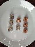 Luxury Pearl & Crystal Mini Hair Claw Clip | Elegant Rhinestone Hair Clip for Women & Girls