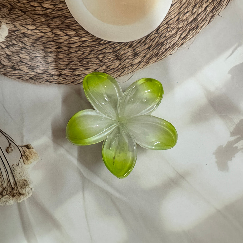 Cherry Blossom Flower Hair Claw Clip | Korean Floral Acrylic Hair Accessory