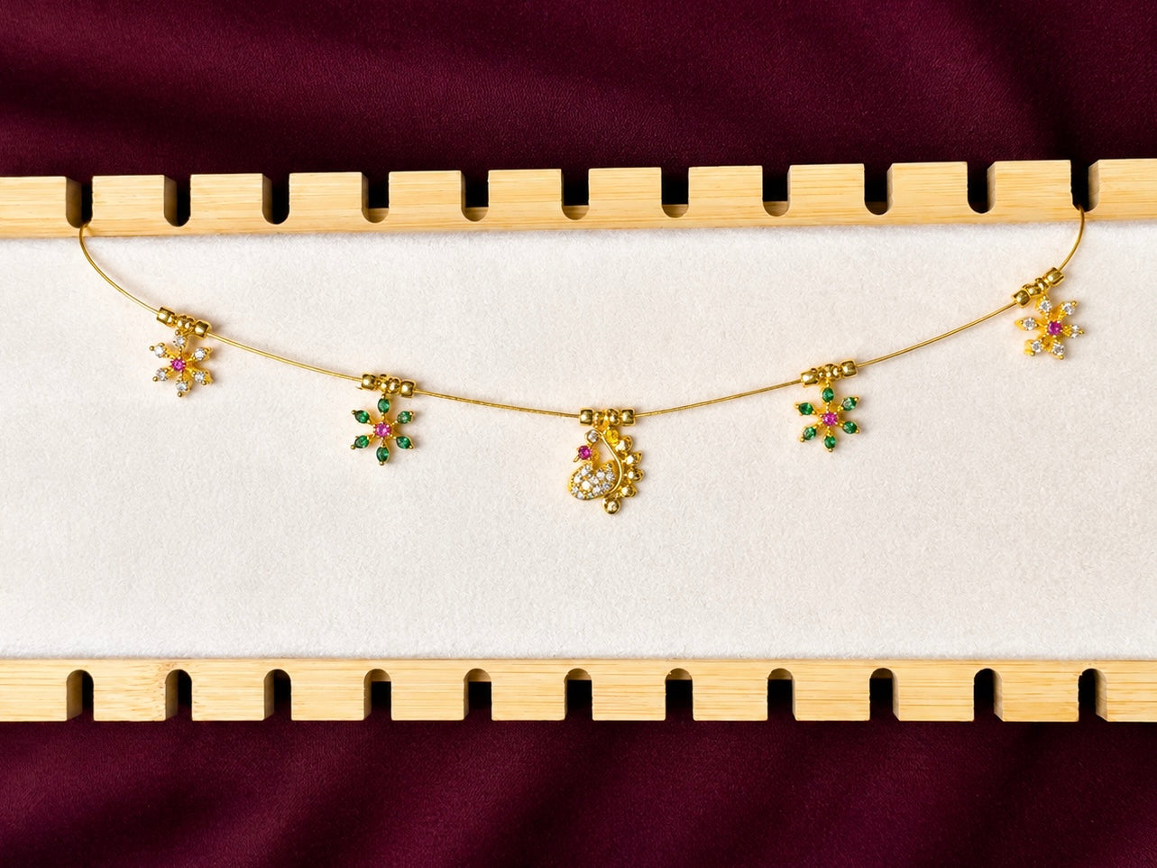Anti-Tarnish Floating Charm Necklace