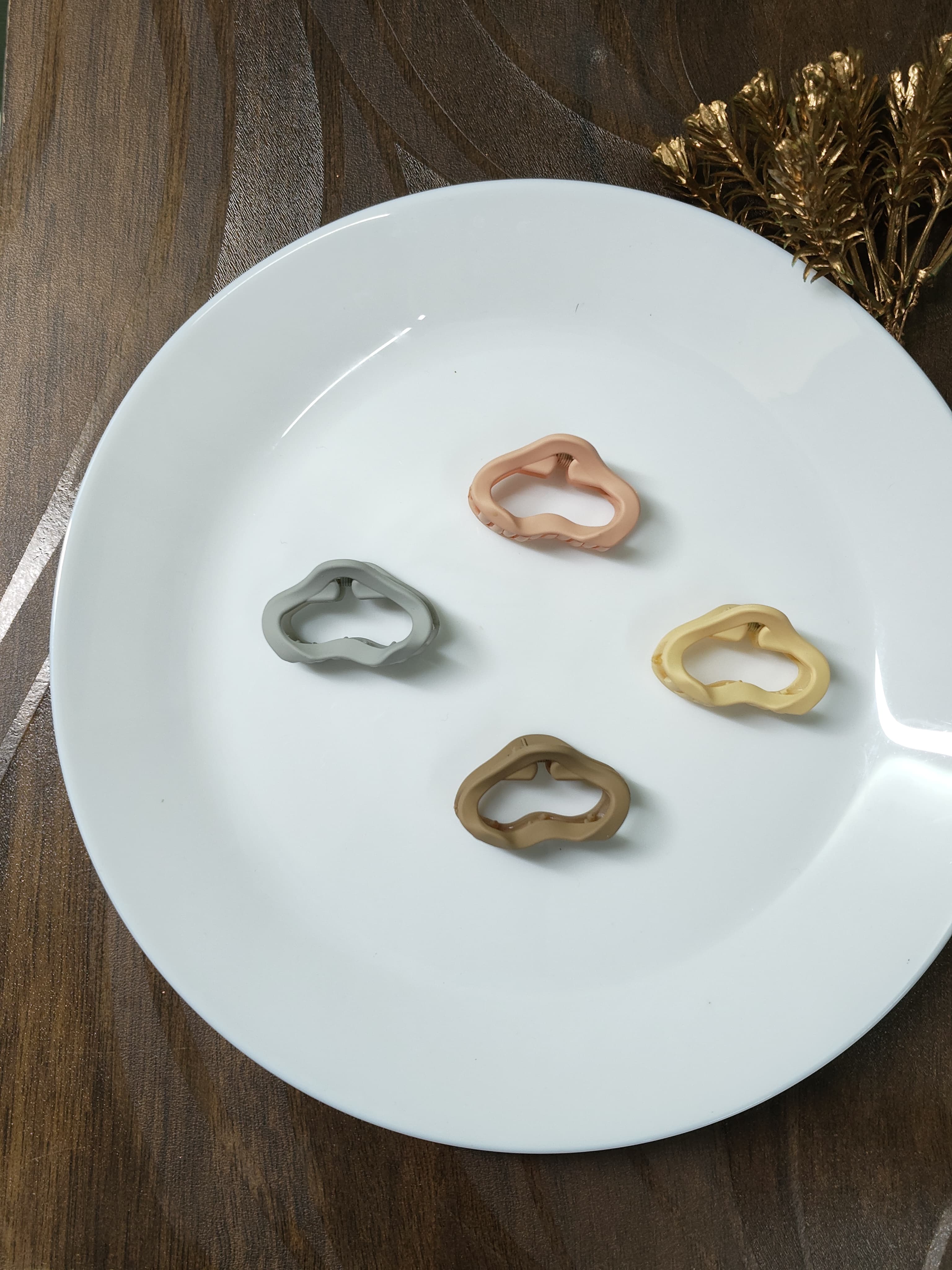 Minimalist Cloud Mini Hair Claw Clip