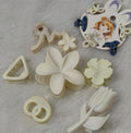 Elegant Neutral Hair Accessories Combo | Premium Hair Clip & Mini Claw Set