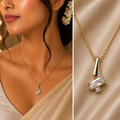Celeste Marquise Anti-Tarnish Crystal Pendant Necklace | Minimal Gold Necklace for Women