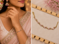 Blush Pink Crystal Vine Bracelet